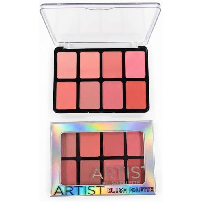 Colors Colorful FLORAL FLUSH BLUSH Palette Makeup, Matte Shimmer Eye Shadow Powder Palette,Naturing-Looking Long Lasting Waterproof - cover -8 COLORS - Image 2
